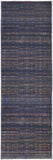 Feizy Rugs Voss Collection Bold Geometric Polyester Rug - Eye-catching Transitional Design For Any Space Blue,Purple,Brown Polyester Vos39h3fblugrni7a