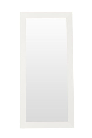 VIG Furniture A&X Regal - Modern White Crocodile Floor Mirror VGUNAK421-WHT