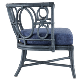 Tegal Navy Chair, Finn Indigo