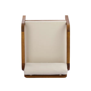 English Elm Outdoor Solid Acacia Wood Patio Armchair Teak Finish Slat Back Poolside Lounge N768P382498T_2