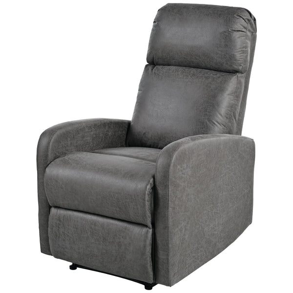 English Elm Christopher Knight Home® - Modern Recliner Plush Manual Recliner Chair with Ergonomic Support, 3-Position Backrest, Durable Fabric Comfort Grey N763P256491D