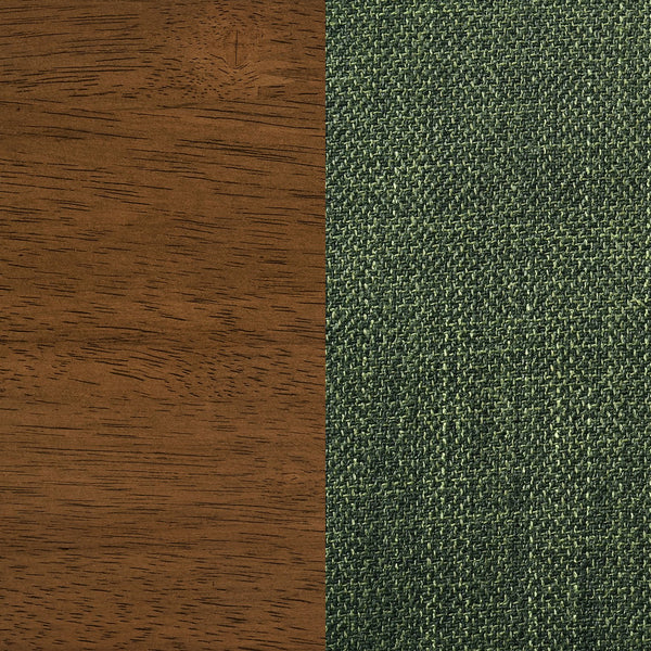 English Elm Conifer Upholstered Dining Side Chair Set of 2 with Curved Back and Squared Legs for Everyday Comfort Green B062P375407