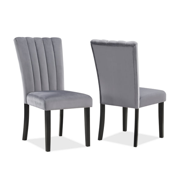 English Elm Kara Upholstered Counter Height Dining Chairs Set of 2 with Solid Wood Frame B056P416859