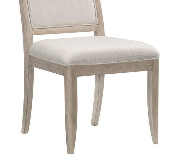 English Elm Modern McKewen Armchairs Set of 2 Upholstered Dining Accent Chairs Oak Veneer Gray-Toned Fabric Comfort Gray 41 L x 22.75 W x 15 H B011P271415
