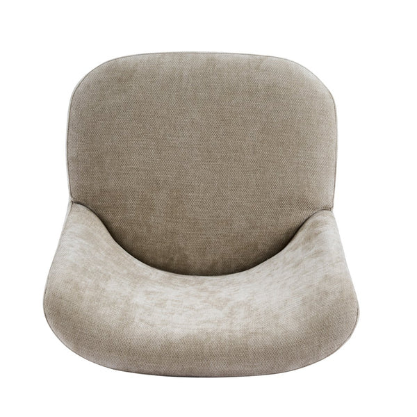 English Elm Indoor Upholstered Chenille Dining Chairs Set of 2 with High Back Rubberwood Base N779P370771O