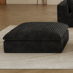 English Elm Cloud Modular Corduroy Sofa Feather Filled Deep Seat Sectional for Living Room W2824P324523
