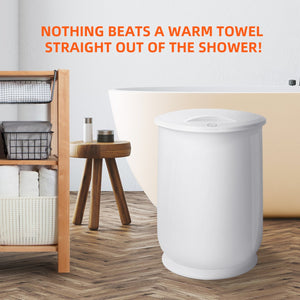 English Elm Towel Warmer Bucket Style Large Capacity Rapid Heat Bathroom Spa Essential B205P205201