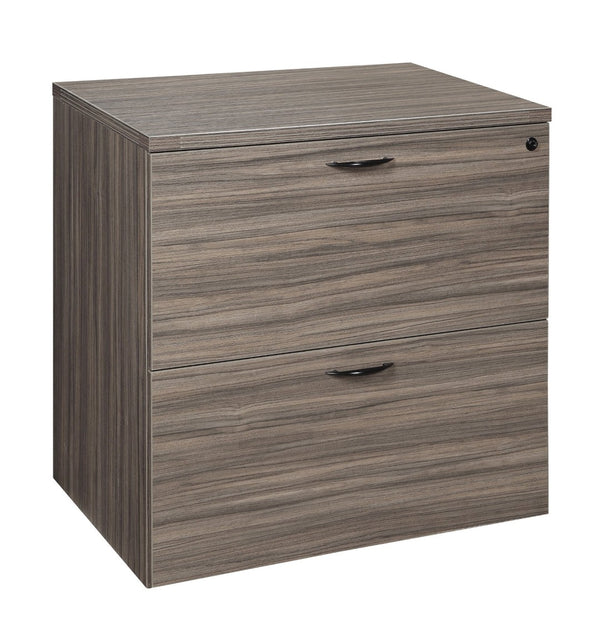 OSP Home Furnishings Lodi 2-drawer Lateral File Cabinet Modern Modular Storage for Home Office Spaces LOD-12-URB