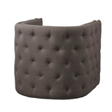 Madison Park Capstone Transitional Tufted Barrel Swivel Chair MP103-1077 Grey