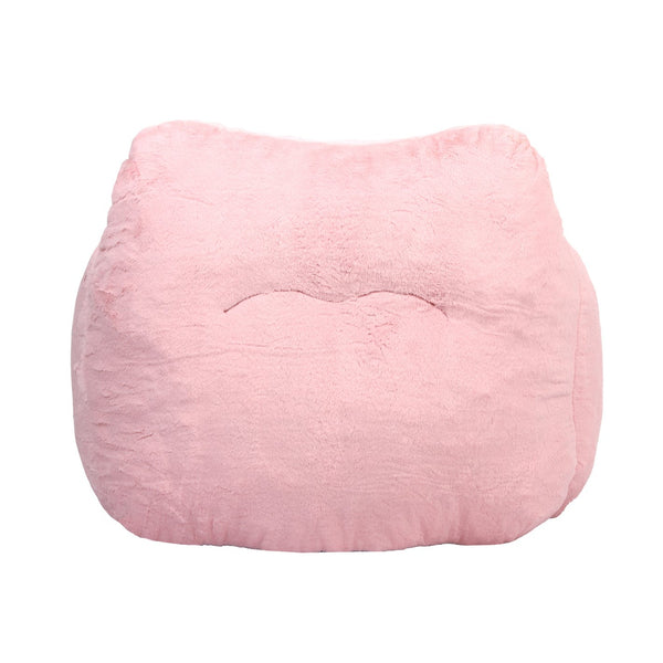 English Elm Bean Bag Chair - Plush Faux-Fur Sofa With Armrests, High-Density Foam, Easy Care, Ideal For Relaxing W2200P313804
