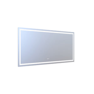 English Elm 77" Led Vanity Mirror with Dual Zone Lighting Anti-fog Dimmable Bathroom Wall Mount W1920P493147