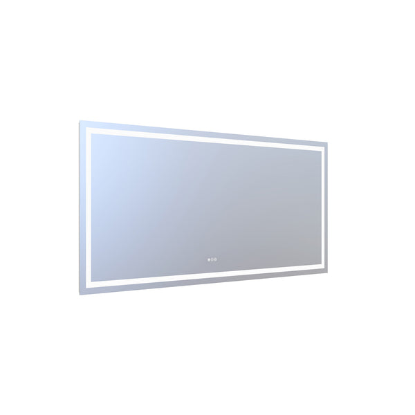 English Elm 77" Led Vanity Mirror with Dual Zone Lighting Anti-fog Dimmable Bathroom Wall Mount W1920P493147
