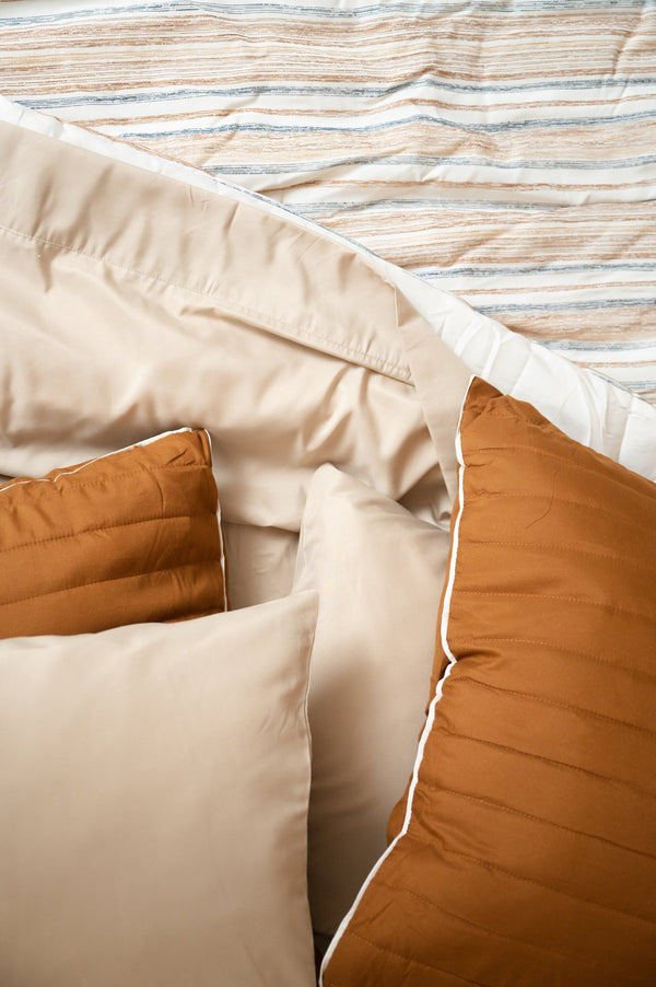English Elm Thread™ Split King Bamboo Microplush Sheet Set for Adjustable Base Beds Soft Breathable Khaki B337P356866