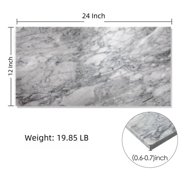 English Elm 12*24 Carrara Gray Polished Marble Tiles - Elevate Your Space With Timeless Elegance & Durability W1696104353