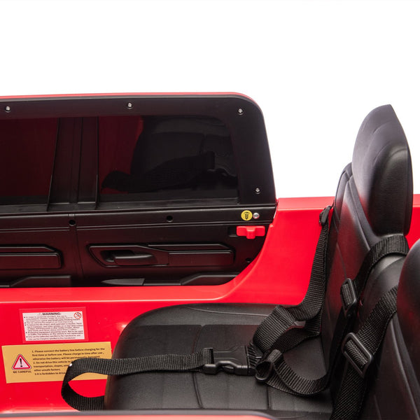 English Elm 24v Dodge Ram 2500 Licensed Kids Electric Truck Two Seat Ride on with Remote W1578P305907