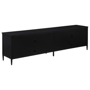 English Elm Kenneth Wide Rattan Front Metal Media Console for Large Living Room Tvs B062P440087