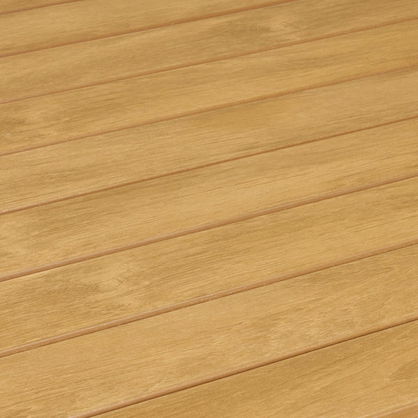 English Elm Christopher Knight Home® - OUTDOOR dining set 7pc Grey Metal & Wood 6-Seat Weather-Resistant Patio Table Chairs Rust-Free Finish 62759.00GGRY-6_62762.00GRY