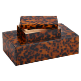 Faux Tortoise Box Set of 2