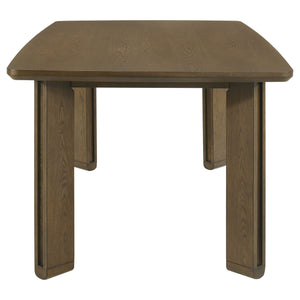 English Elm Crispin White Oak Veneer Rectangular Dining Table Seats Six for Modern Spaces B062P447971