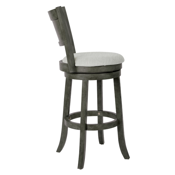 OSP Home Furnishings Swivel Stool 30" Grey