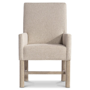 Bernhardt Bernhardt Aventura Fully Upholstered Arm Chair With Tailored Welt, Marcona Wood Legs, Durable B645 Fabric 318542
