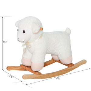 English Elm Walking Horse Ride on Toy Plush Pedal Pony with Wheels for Kids Ages 3 to 8 T3971P442703