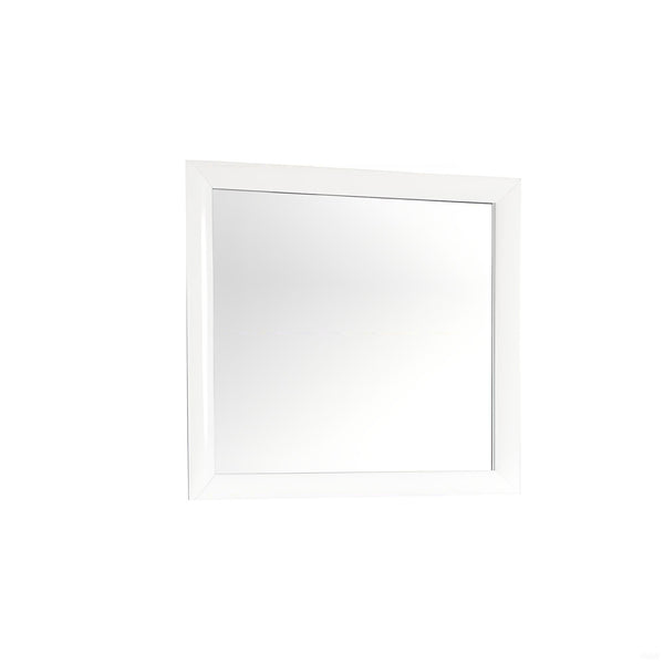 English Elm Marilla G1525-M Mirror with High-Quality Low-Distortion Glass for Sleek Modern Dresser Mounting Options White 40 L x 36 W x 2 H B078108051
