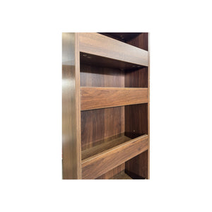 English Elm 7 Tier Pull Out Slim Rolling Pantry Shelf for Kitchen Gaps and Narrow Spaces W331P411569