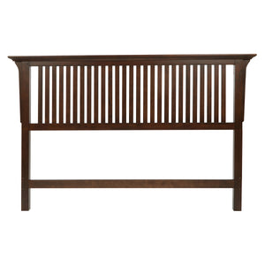OSP Home Furnishings Modern Mission King Headboard Vintage Oak