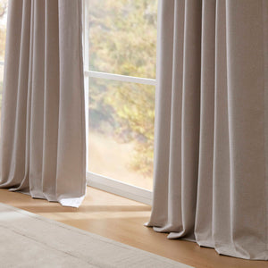 English Elm 2-pk 52x95 Total Blackout Curtain Panels Noise Reducing Embossed Bedroom Set Linen B035P496613