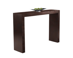 Sunpan Arch Console Table - Sleek Contemporary Design Perfect for Small Spaces and Versatile Home Decor Mahogany