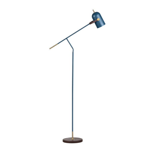 Crestview Collection 64.25"H Modern Metal Floor Lamp With Elegant Shade - Stylish Lighting For Home Décor & Ambiance   Cvazer160