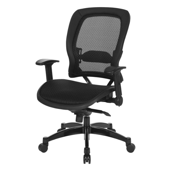 OSP Home Furnishings Manager's Ergonomic Mesh Office Chair with Lumbar Support and Synchro Recline Mechanism 2787R