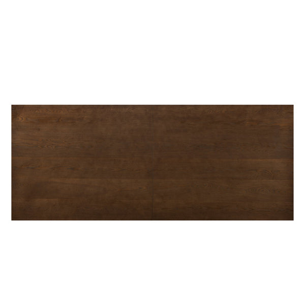English Elm Christopher Knight Home® - 95Inches Walnut Dining Table - Modern Industrial Design For 6-10 Guests, Durable Wood Construction N771P346933T_N771P346934T