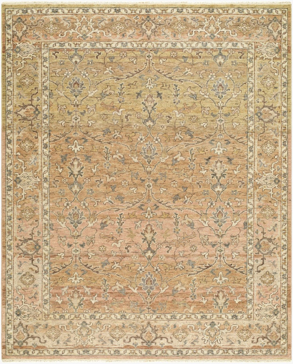 Surya Agra Hand-knotted Wool Flatweave Area Rug Traditional Indian Craft Living Room Anchor 8' x 10' Rectangle AAA2301-810