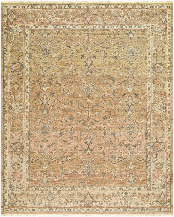 Surya Agra Hand-knotted Wool Flatweave Area Rug Traditional Indian Craft Living Room Anchor 8' x 10' Rectangle AAA2301-810
