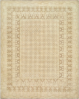 Surya Agra Hand-knotted Wool Flatweave Rug with Fringe for Living and Dining Spaces 10' x 14' Rectangle AAA2302-1014