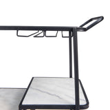 Constanza Bar Cart Black 109845 Zuo Modern