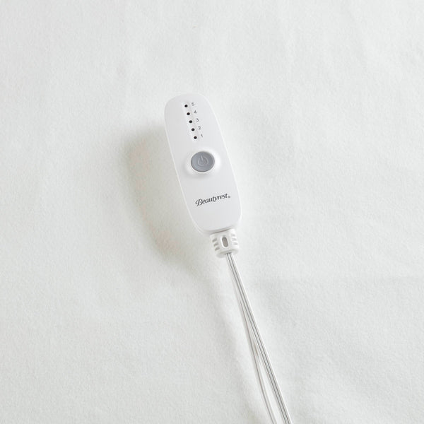 English Elm 1-Piece Twin Xl Heated Mattress Pad - Soft Polyester, 5-Setting Controller & Deep 15" Skirt Fit B035P408311