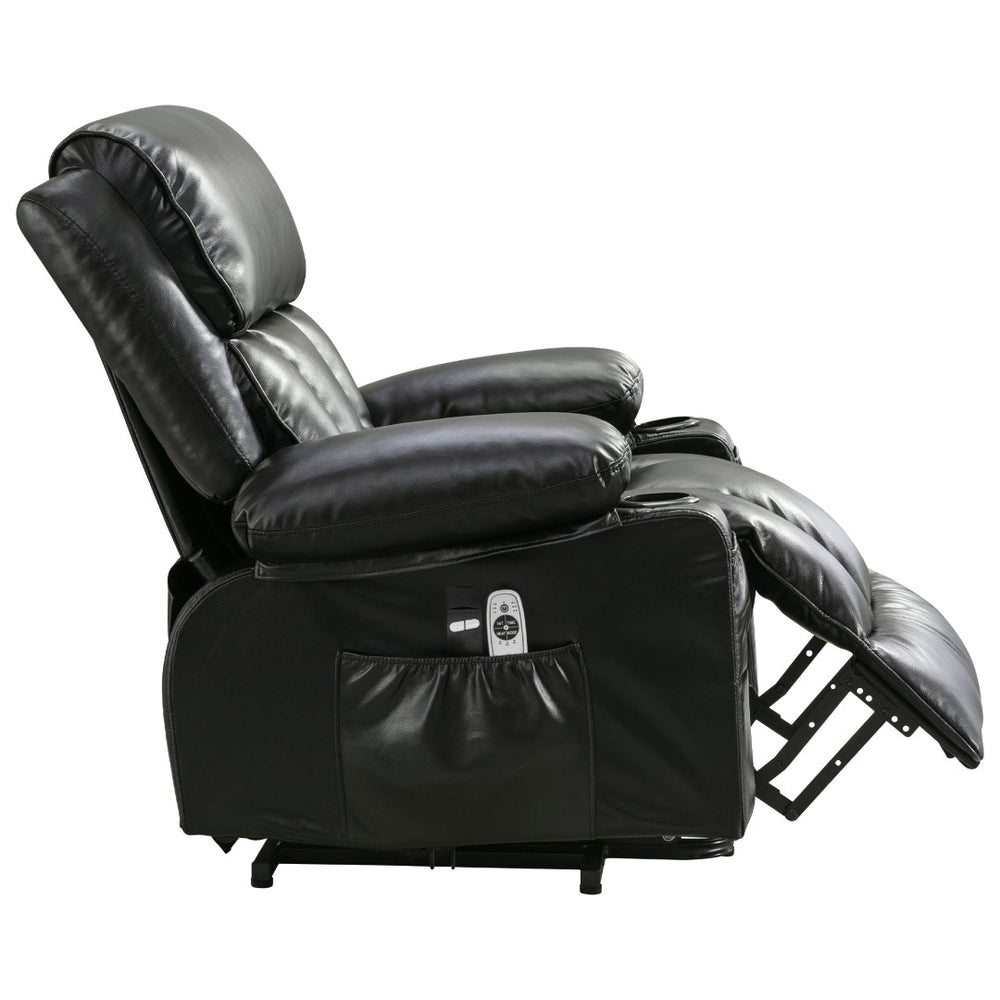 English Elm Power Electric Massage Lift Lounge Chair For Seniors – Heating, Vibration, Usb Charging & Storage! W1521P302637-GIGA