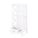 Christopher Knight Home® - Noble House - Loverin Modern Bathroom Floor Storage Rack with Drawer