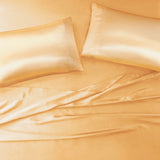 Madison Park Essentials Satin Glam/Luxury Luxury 2 PC Pillowcases MPE21-779 Gold