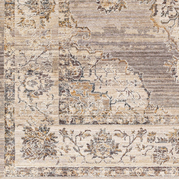 Livabliss Aida Traditional Fringe Accent Rug Soft Polyester Pile for Entryway or Bedside Beige, Medium G 2'7" x 4'11" AAD2301-27411
