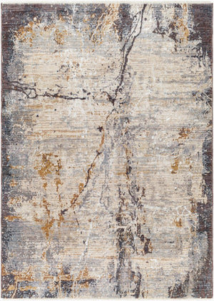 Livabliss Aida Machine Woven Polyester Accent Rug with Fringe Detail for Entryways Beige, Medium G 2' x 2'11" AAD2302-2211