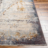 Aida AAD-2302 8'10" x 13' Machine Woven Rug AAD2302-81013  Beige, Medium Gray, Gray, Deep Teal, Tan Surya