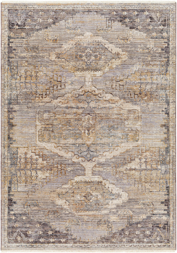 Aida AAD-2303 8'10" x 13' Machine Woven Rug AAD2303-81013  Beige, Gray, Tan, Ivory, Medium Gray Surya