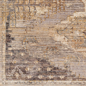 Livabliss Aida Traditional Fringe Accent Rug Polyester Pile Entryway Bedside Turkey Woven Beige, Gray 2' x 2'11" AAD2303-2211