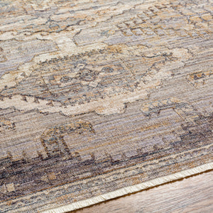 Aida AAD-2303 8'10" x 13' Machine Woven Rug AAD2303-81013  Beige, Gray, Tan, Ivory, Medium Gray Surya