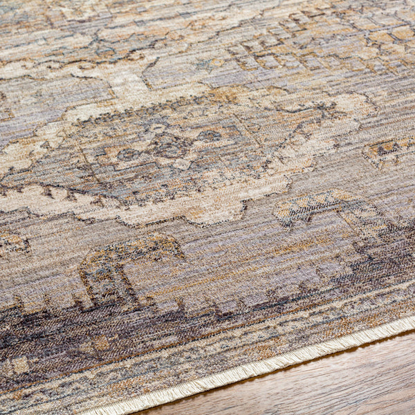 Aida AAD-2303 8'10" x 13' Machine Woven Rug AAD2303-81013  Beige, Gray, Tan, Ivory, Medium Gray Surya