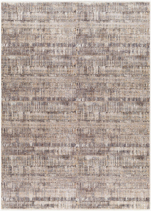 Livabliss Aida Fringe Border Polyester Accent Rug Turkish Woven for Entryways and Cozy Bedrooms Ivory, Medium G 7'10" x 9'8" AAD2304-71098